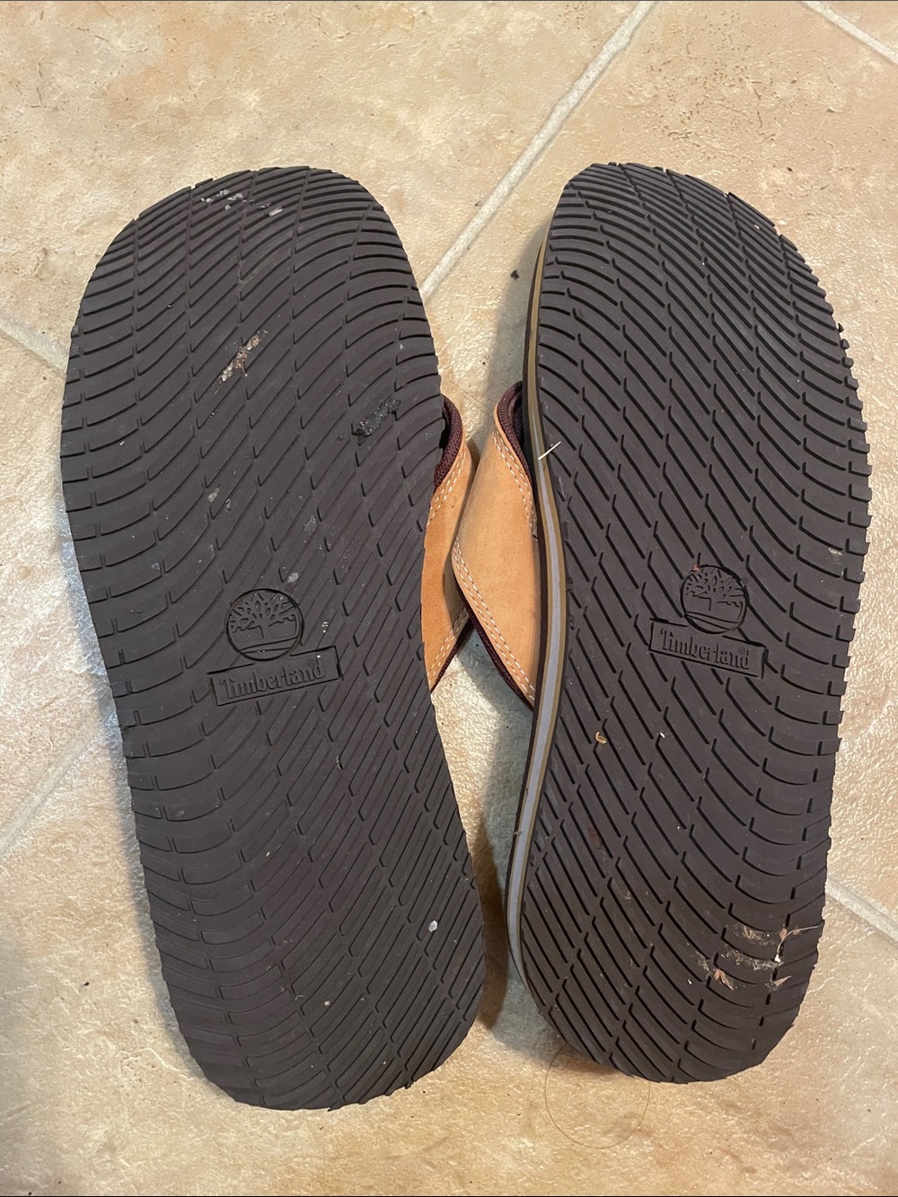 Timberland Two-Tone Flip Flops - Picture 3 of 5